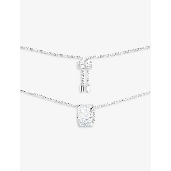 Womens Apm Monaco Météorites sterling silver and zirconia necklace