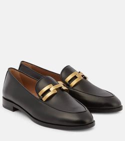 Aquazzura Brandi leather loafers