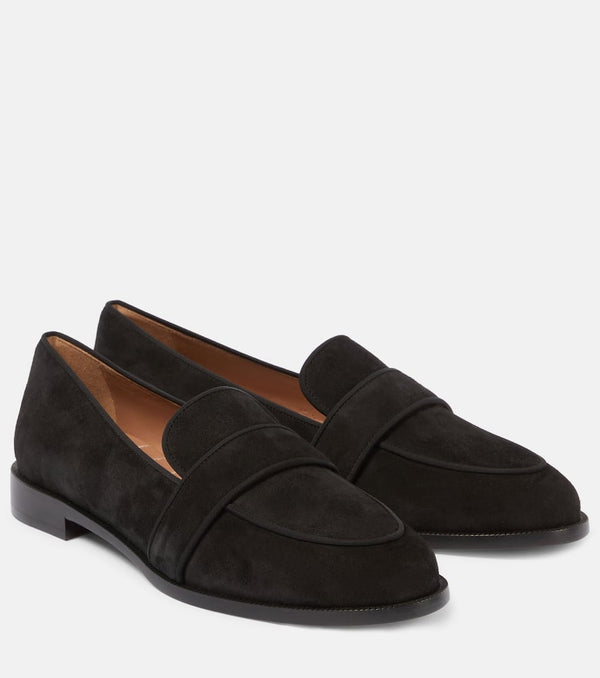 Aquazzura Martin suede loafers