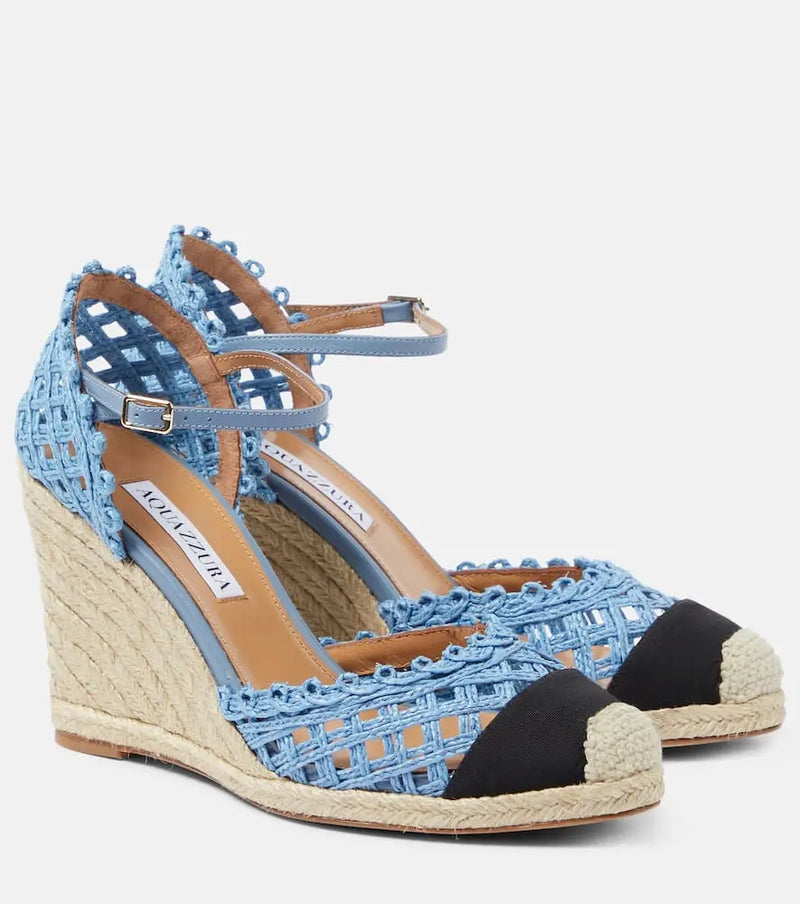 Aquazzura Sunburst 120 espadrille wedges