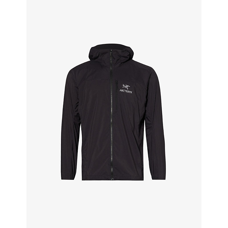 Mens Arcteryx Squamish brand-print shell hoody