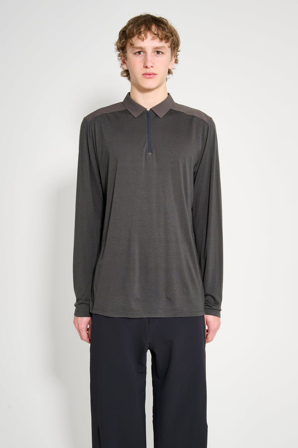 Arc'teryx Veilance Frame Long Sleeve Polo Penumbra