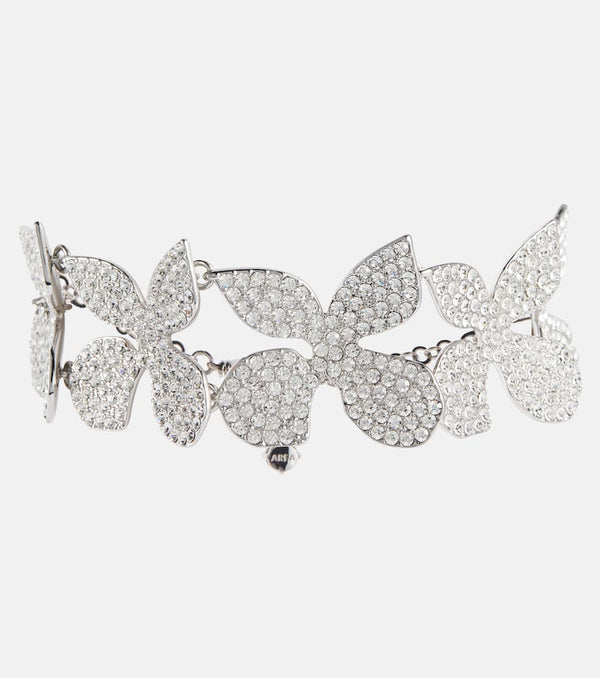 Area Crystal-embellished choker necklace