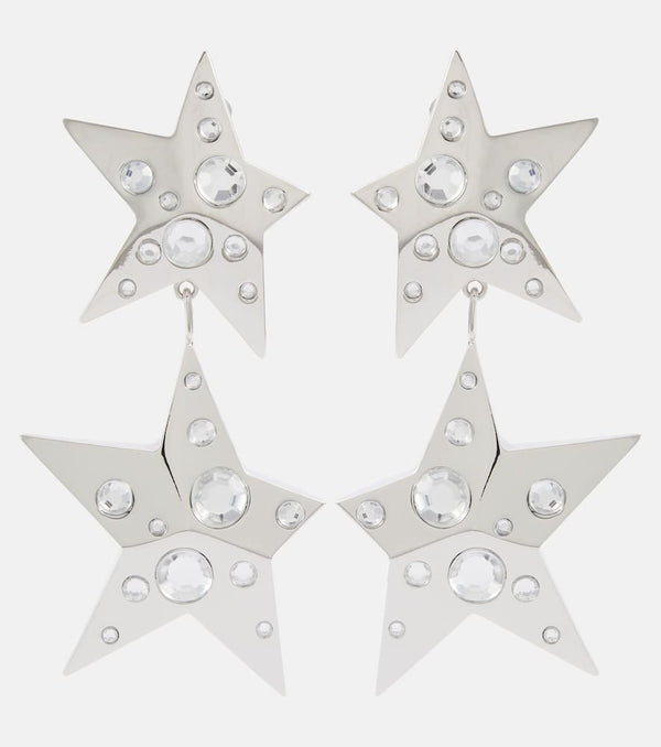 Area Crystal-embellished drop earrings