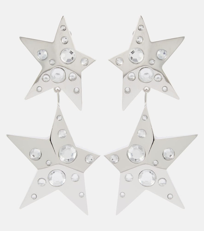 Area Crystal-embellished drop earrings