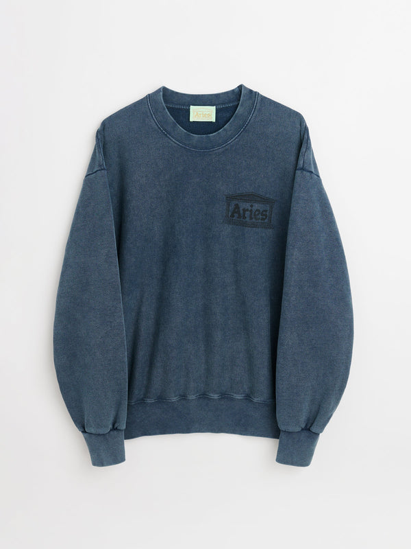 Aries Aged Premium Temple Sweatshirt Navy