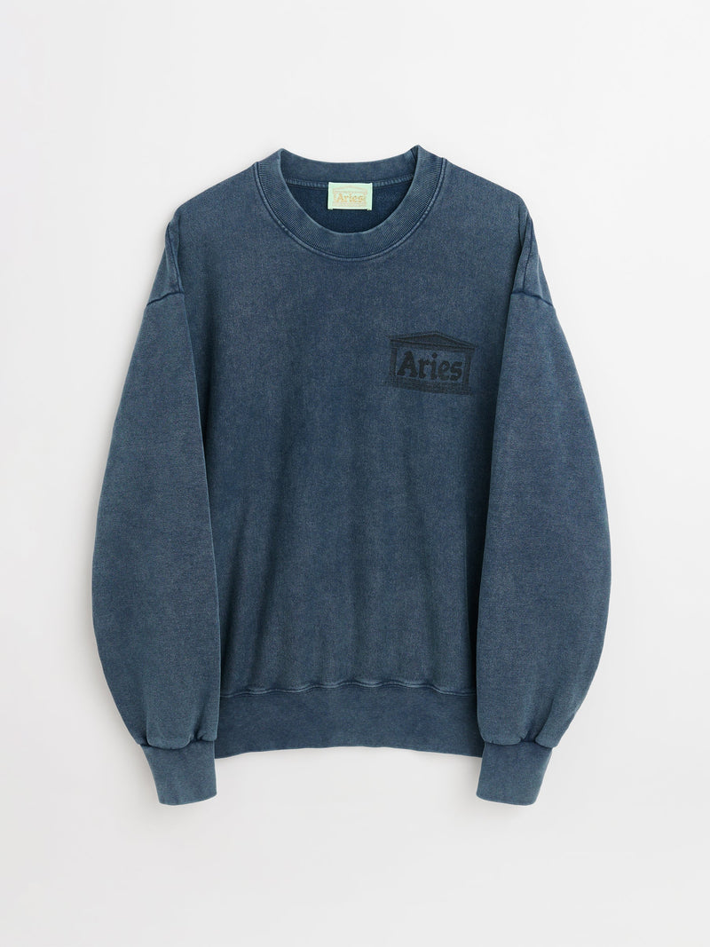 Aries Aged Premium Temple Sweatshirt Navy