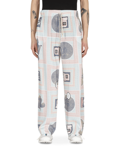 Aries Scarf Print Pijama Pants Multicolor