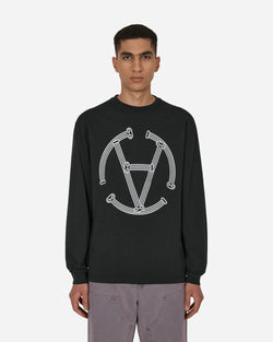 Aries Slam Jam Exclusive Column Circle Longsleeve T-Shirt Black