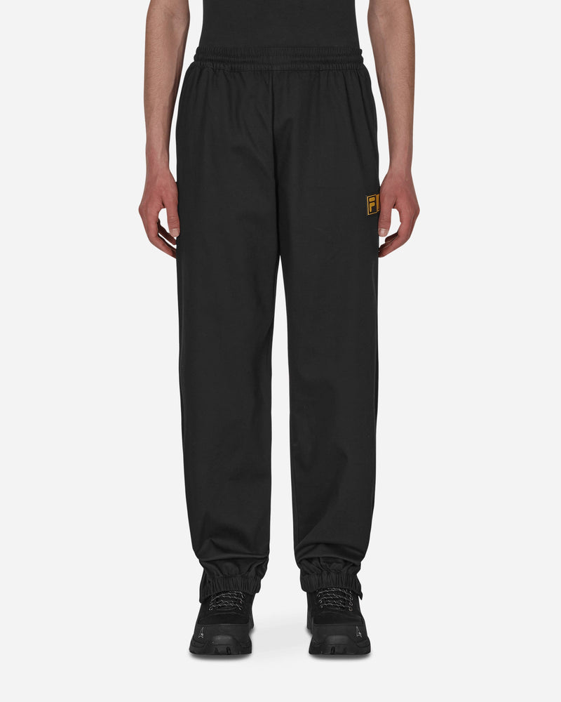 Aries FILA Logo Twill Trackpants Black