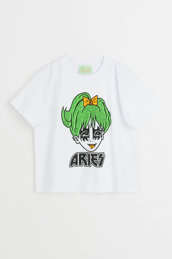 Aries Kiss SS Tee Baby White