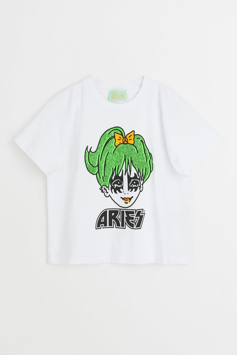 Aries Kiss SS Tee Baby White