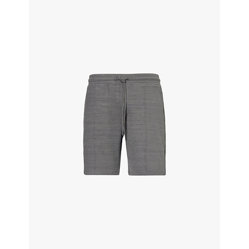 Mens Arne Cavour textured knitted shorts