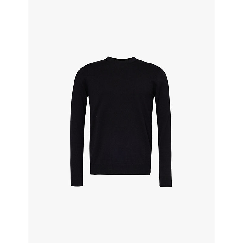 Mens Arne Crewneck knitted cotton jumper