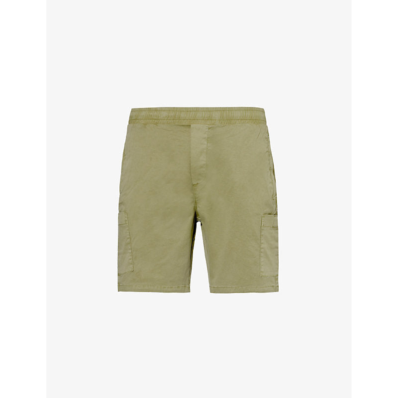 Mens Arne Garment dyed stretch-cotton shorts