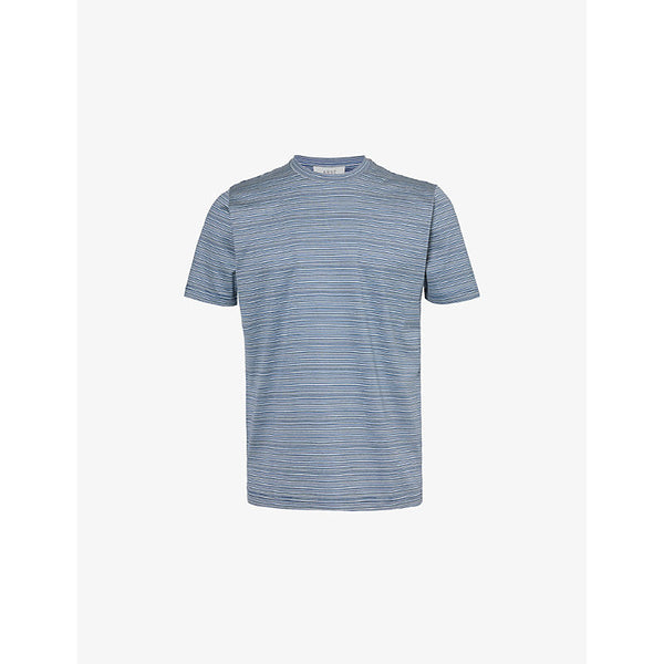 Mens Arne Striped cotton-jersey T-shirt