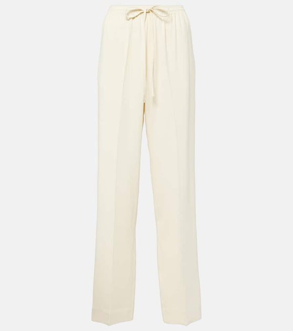 Asceno Aurelia crêpe straight pants