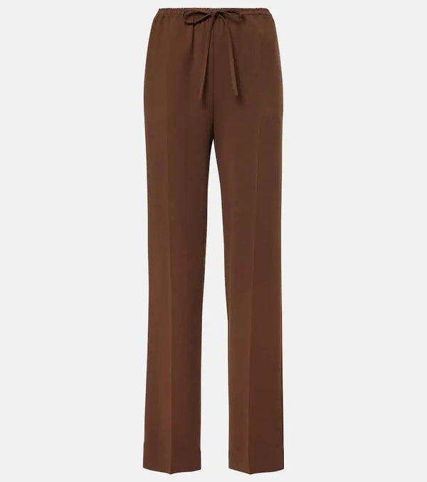 Asceno Aurelia crêpe wide-leg pants | LYBSTORE