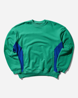 Asics Men s Novalis Bixance Crewneck Sweatshirt Bright Green