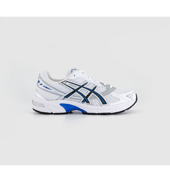 Asics Gel 1130 Trainers White Tuna Blue Mesh/Leather