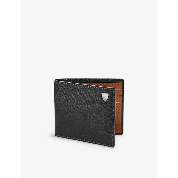 Mens Aspinal Of London Billfold logo-embellished leather wallet