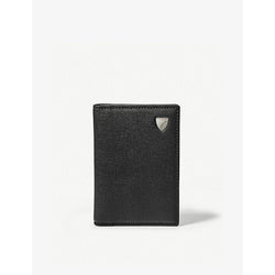 Mens Aspinal Of London Billfold logo-embossed leather wallet