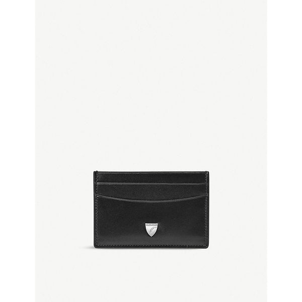 Aspinal Of London Logo-embellished leather card holder