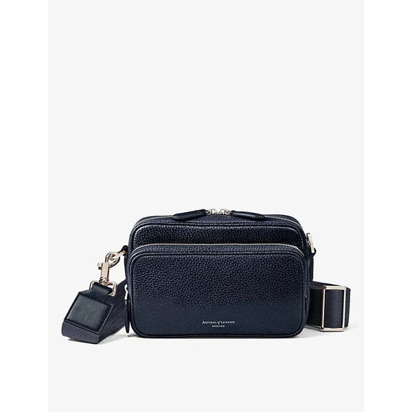 Aspinal Of London Reporter logo-embellished leather cross-body bag | Aspinal Of London