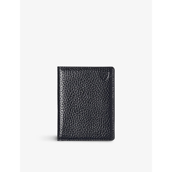 Aspinal Of London Travel logo-embellished leather card holder