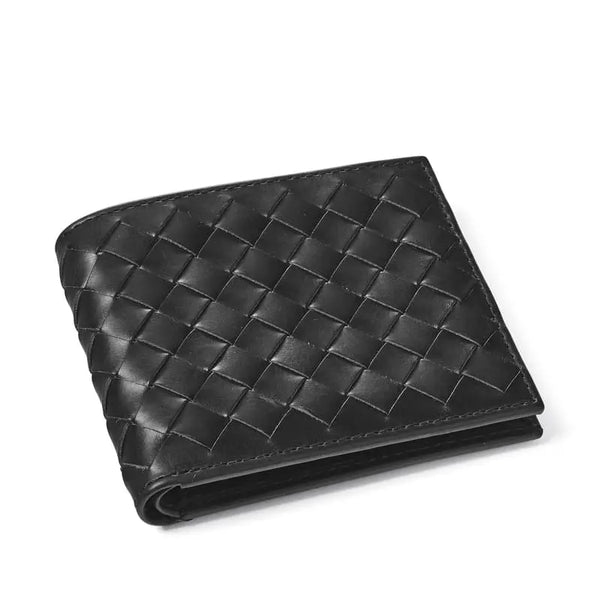 Aspinal of London 8 Card Billfold Leather Wallet in Black