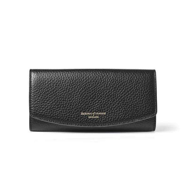 Aspinal of London Black Essential Leather Purse