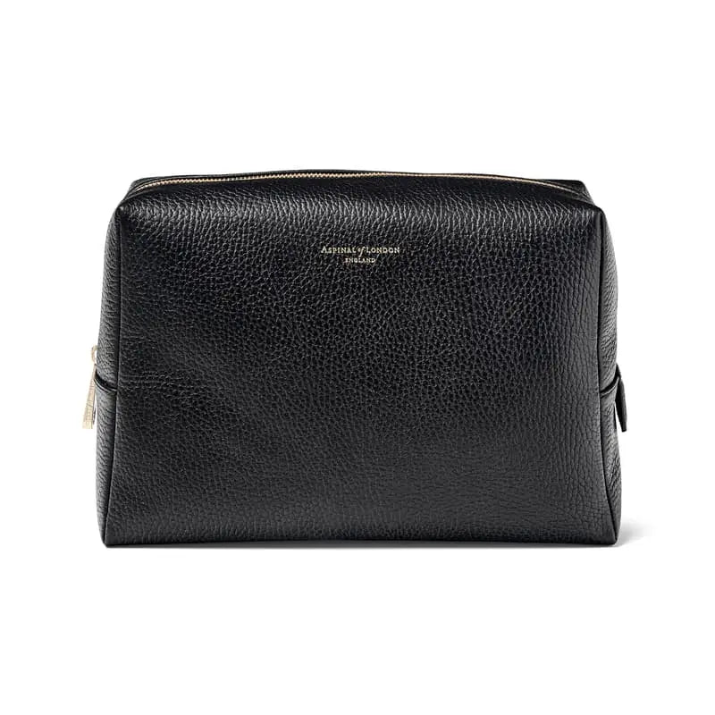 Aspinal of London Black Leather Large Case