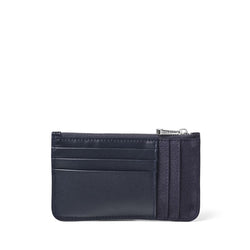 Aspinal of London Women's Blue Leather Ella Card & Coin Holder