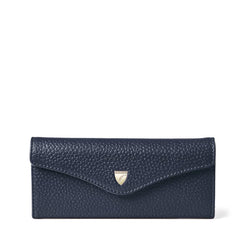 Aspinal of London Blue Leather Sunglasses Case