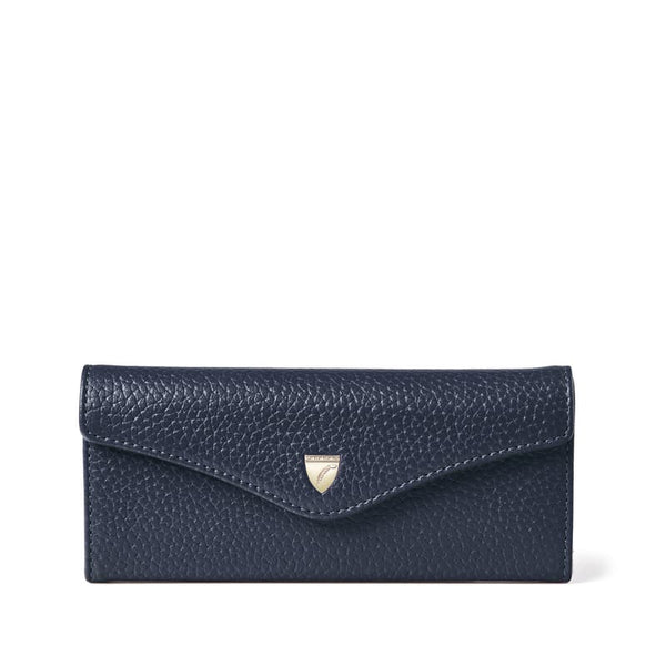 Aspinal of London Blue Leather Sunglasses Case