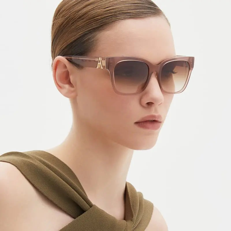 Aspinal of London Brown Pasadena Sunglasses