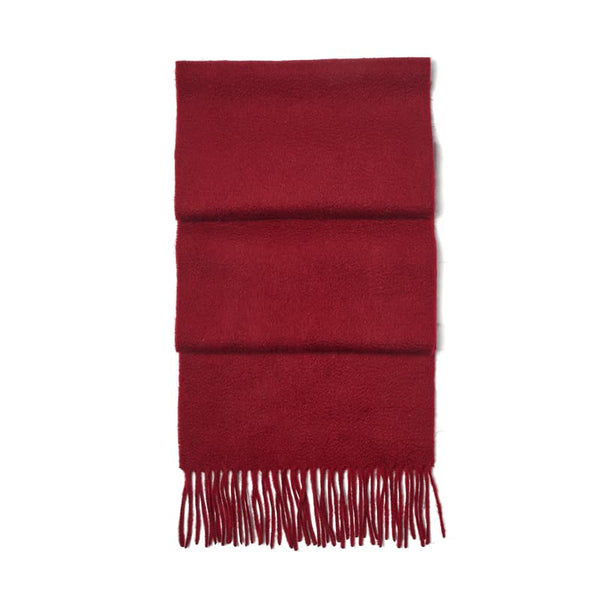 Aspinal of London Cardinal Red Cashmere Scarf