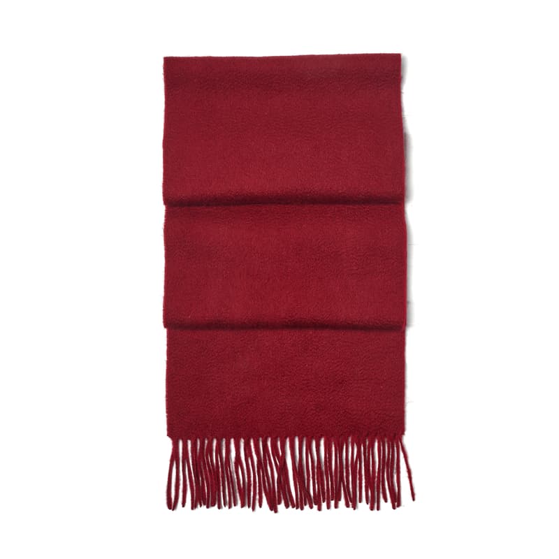 Aspinal of London Cardinal Red Cashmere Scarf