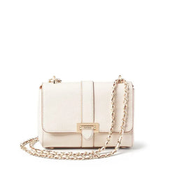 Aspinal of London Cream Leather Lottie Bag