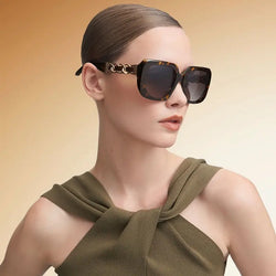 Aspinal of London Danika Sunglasses in Chestnut Brown Acetate