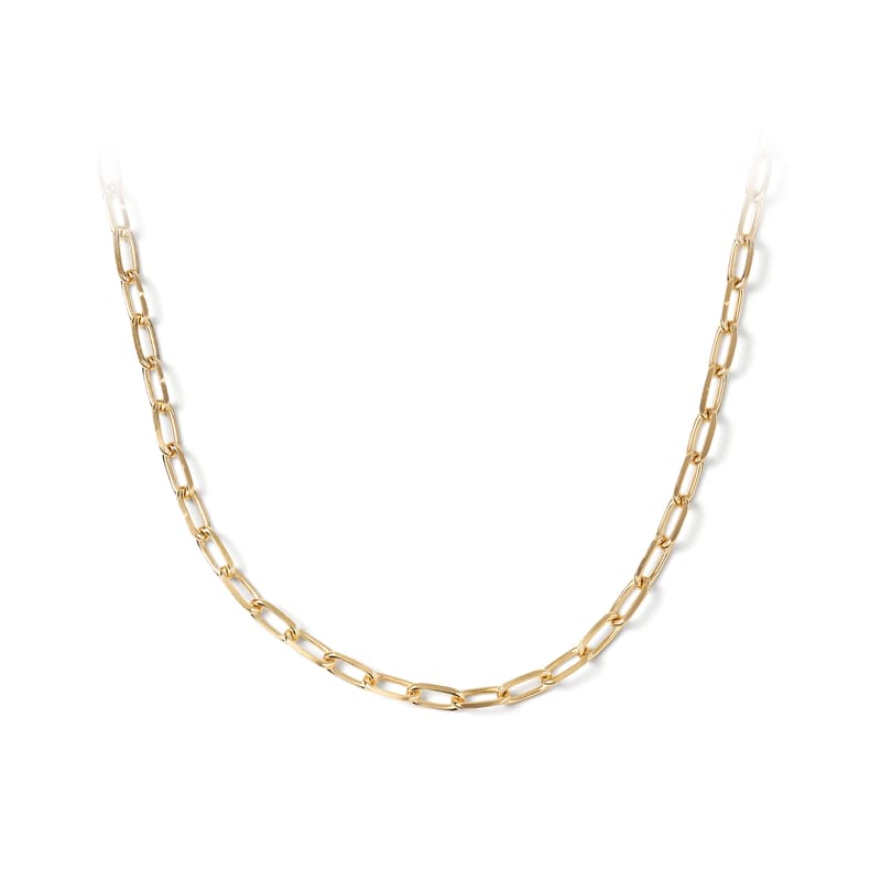 Aspinal of London Long Chain Necklace in 18ct Gold on Sterling Silver