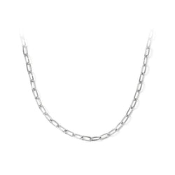 Aspinal of London Long Chain Necklace in Sterling Silver 925