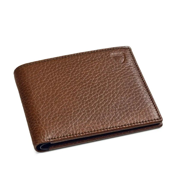 Aspinal of London Men's Brown 8 Card Billfold Leather Wallet