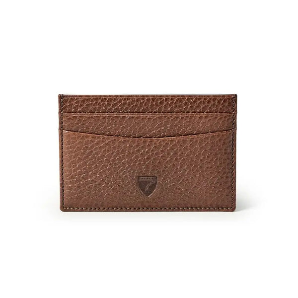 Aspinal of London Mens Brown Slim Credit Card Holder