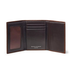 Aspinal of London Mens Brown Trifold Leather Wallet