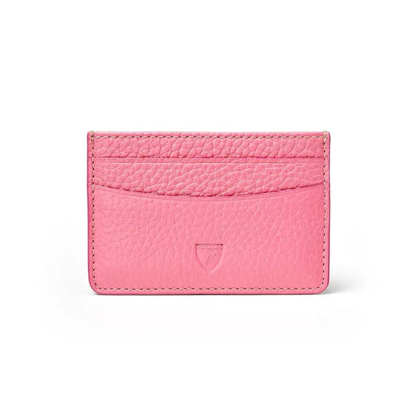 Aspinal of London Pink Leather Slim Credit Card Holder