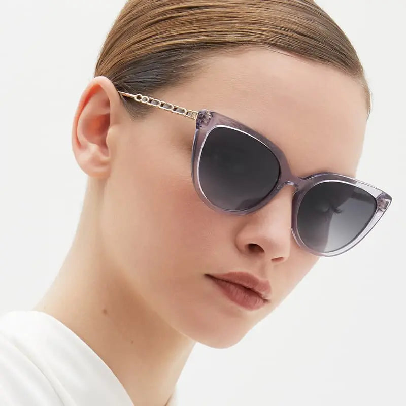 Aspinal of London Purple Acetate Montana Sunglasses