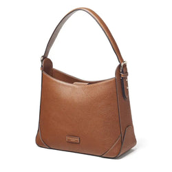 Aspinal of London Tan Brown Full Grain Leather Hobo Bag