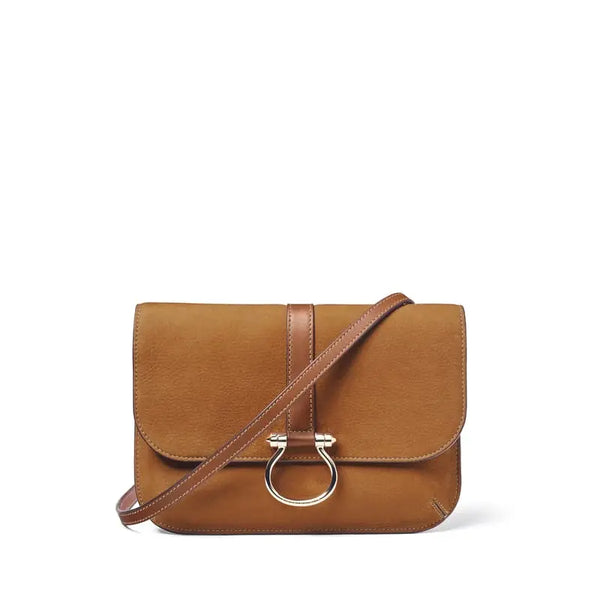 Aspinal of London Tan Brown Leather Bella Leather Crossbody Bag