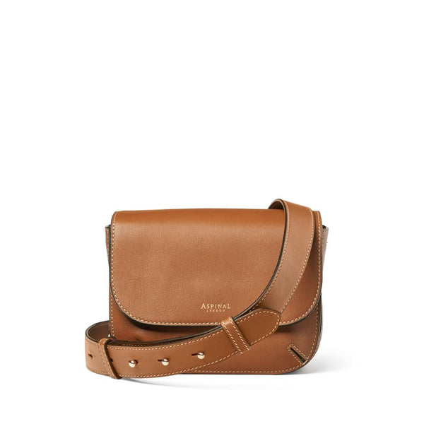 Aspinal of London Tan Brown Leather Ella Bag